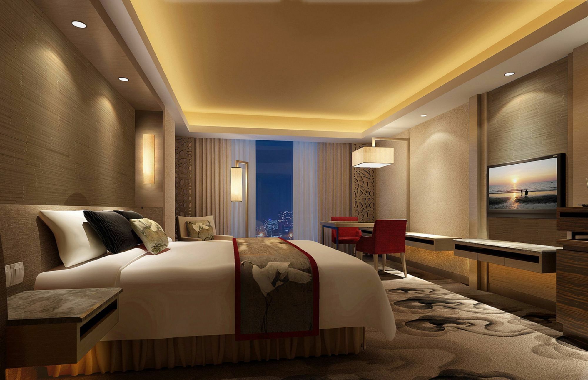 Jinan Luxury Blue Horizon Hotel Экстерьер фото