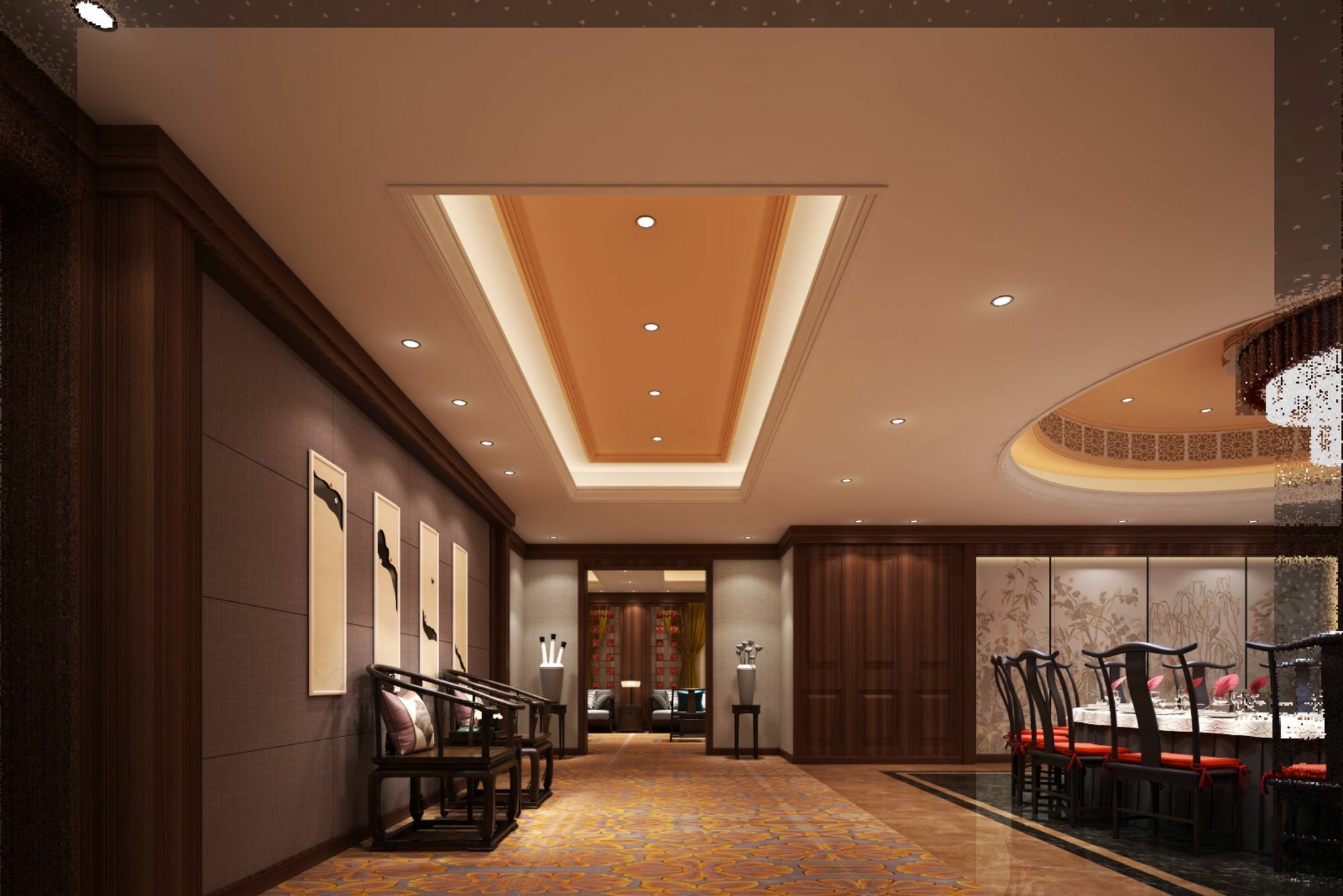 Jinan Luxury Blue Horizon Hotel Экстерьер фото