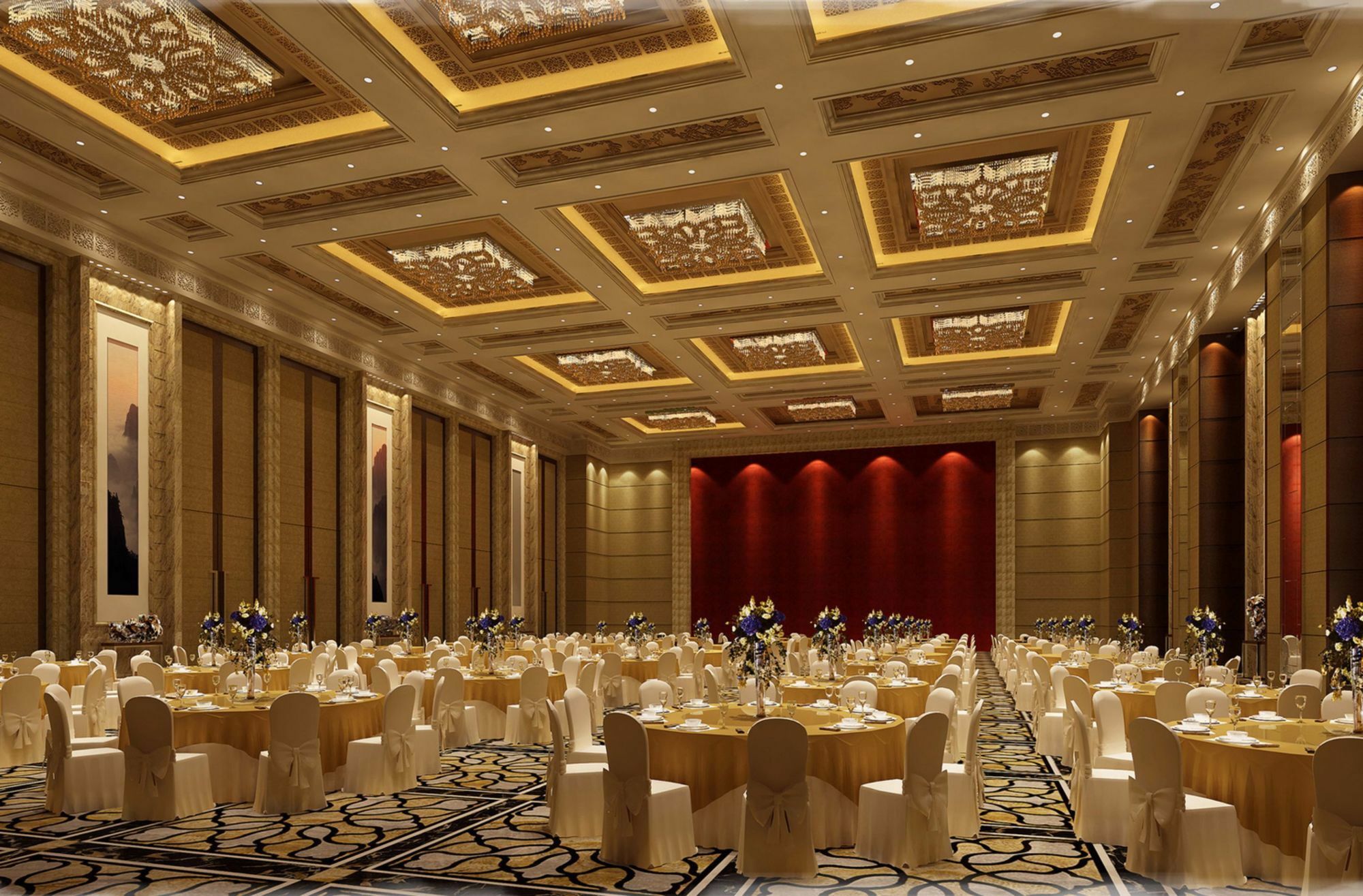 Jinan Luxury Blue Horizon Hotel Экстерьер фото