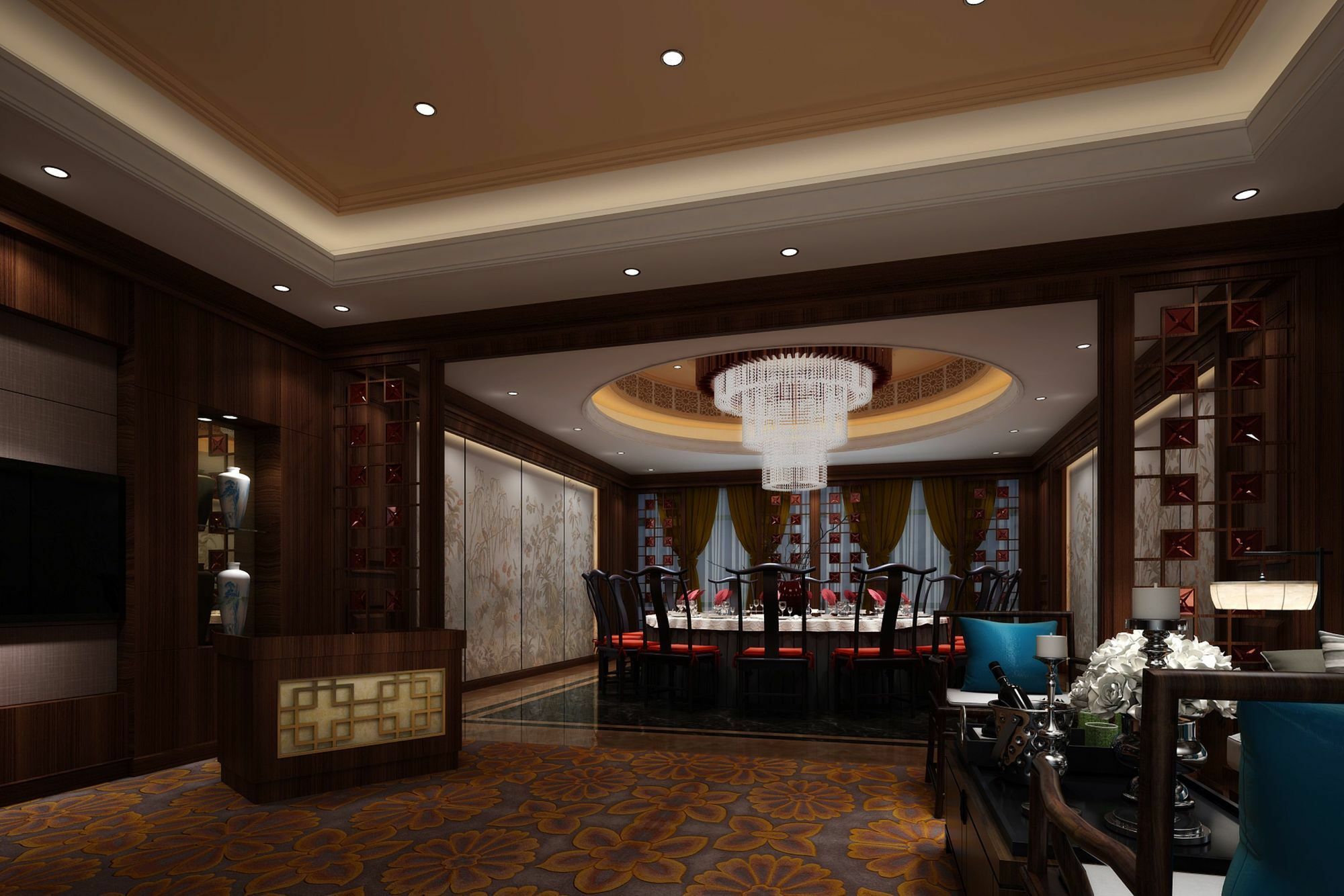 Jinan Luxury Blue Horizon Hotel Экстерьер фото